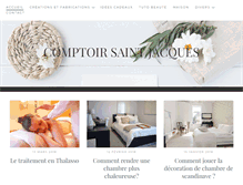 Tablet Screenshot of comptoirsaintjacques.fr